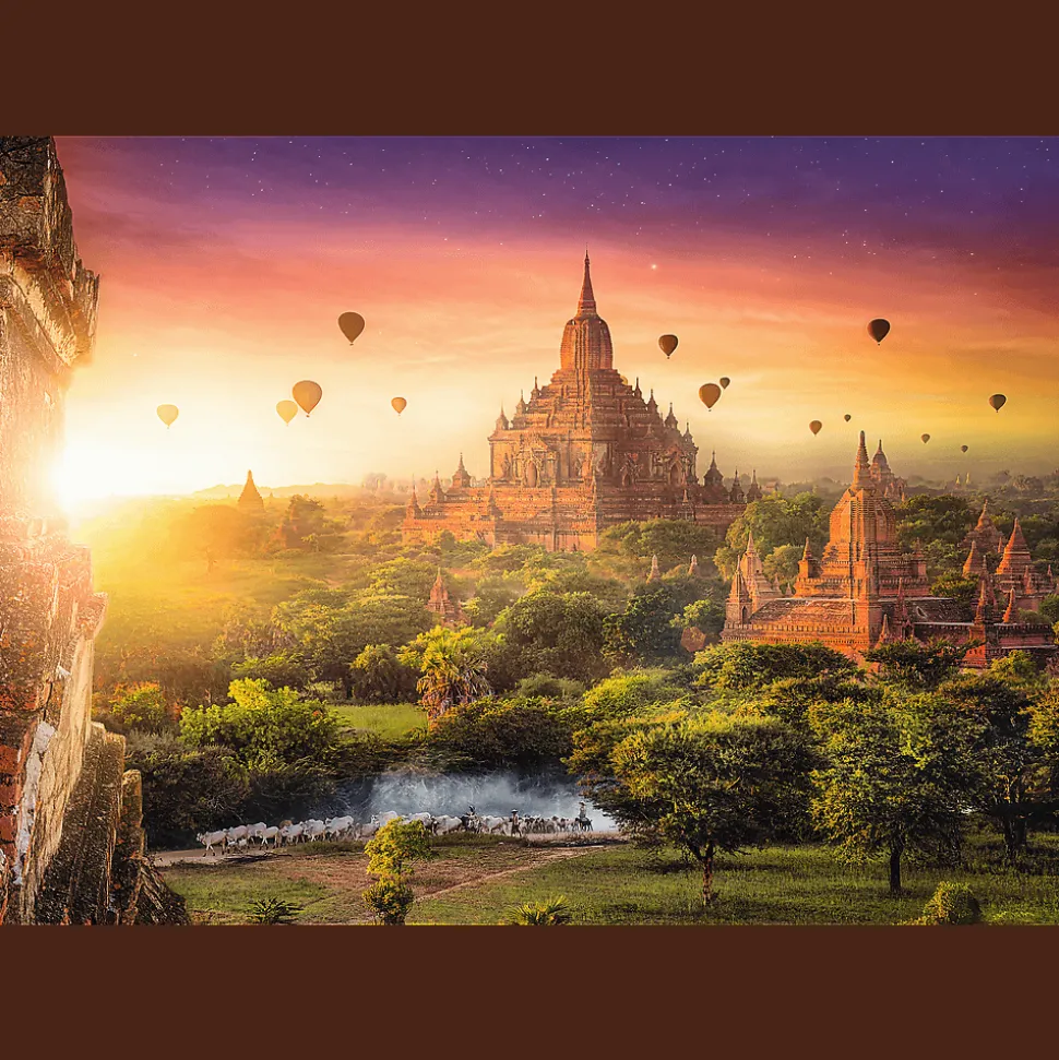 Puzzle 1000 el. Starożytna świątynia, Birma