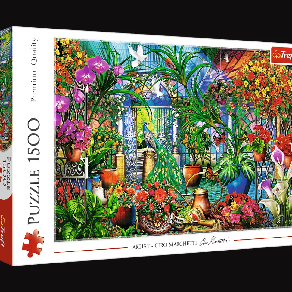 Puzzle 1500 el. Tajemniczy ogród