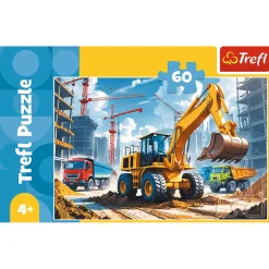 Puzzle 60 el. Traktor koparko-ładowarka