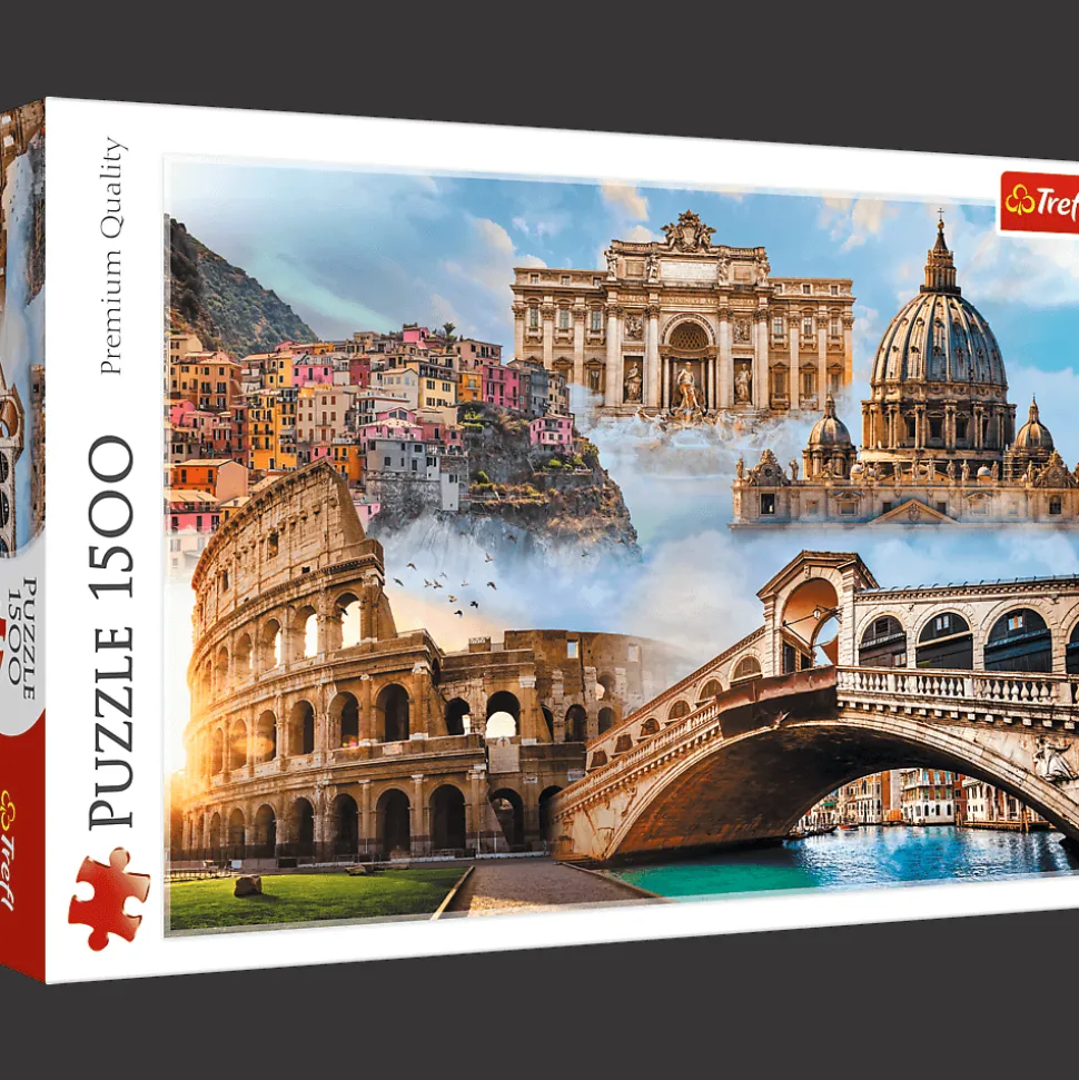 Puzzle 1500 el. Ulubione miejsca: Włochy