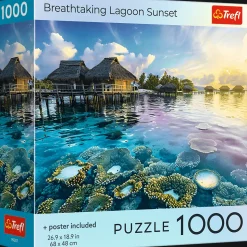 Puzzle 1000 el. USA Collection: Breathtaking Lagoon Sunset