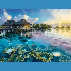 Puzzle 1000 el. USA Collection: Breathtaking Lagoon Sunset