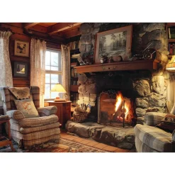 Puzzle 1000 el. USA Collection: Cozy Cabin Dreams