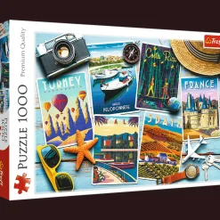 Puzzle 1000 el. Wakacyjne pocztówki