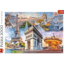 Puzzle 2000 el. Weekend w Paryżu