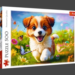 Puzzle 500 el. Wesoły piesek