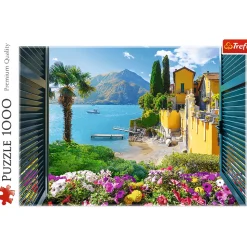 Puzzle 1000 el. Widok na jezioro Como