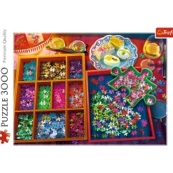 Puzzle 3000 el. Wieczór z puzzlami