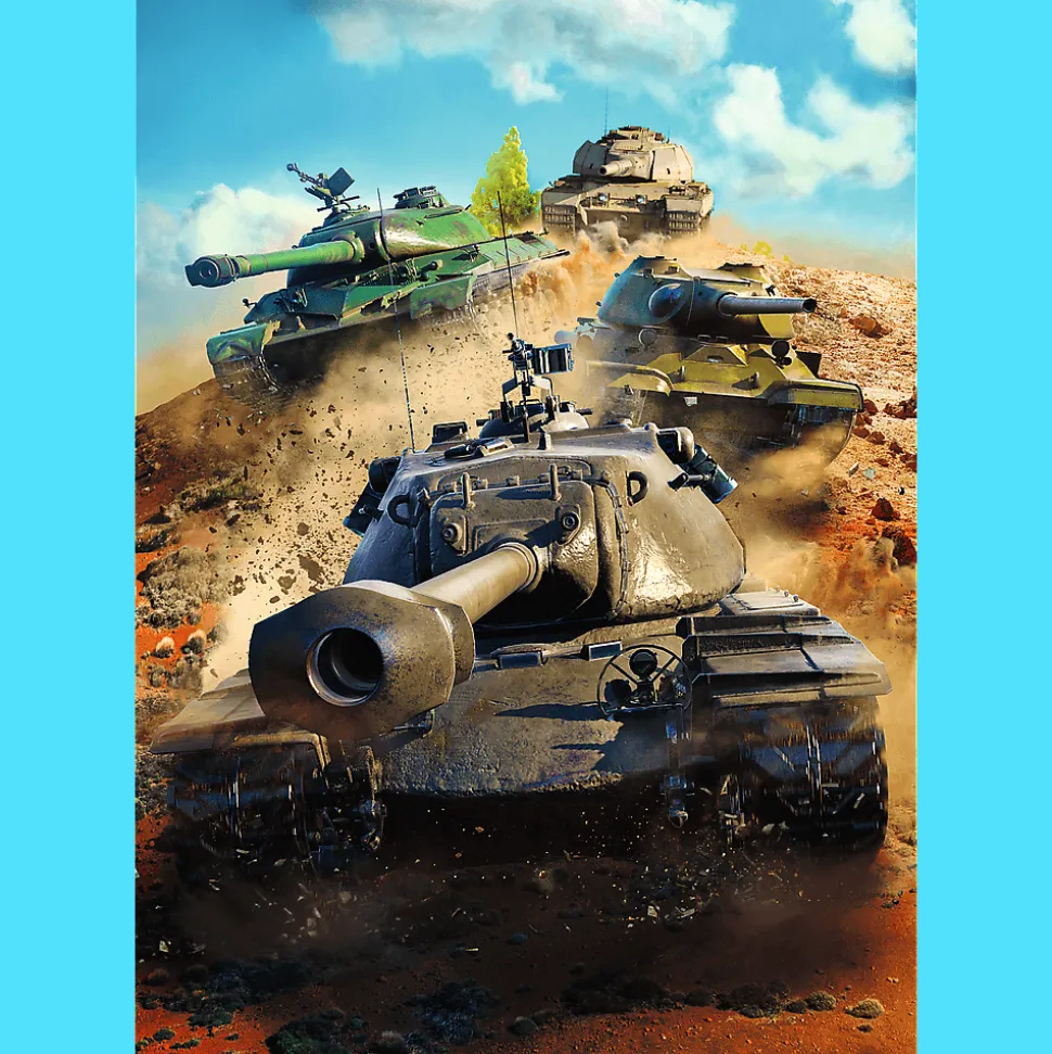 Puzzle 1000 el. World of Tanks: Czołgi w boju