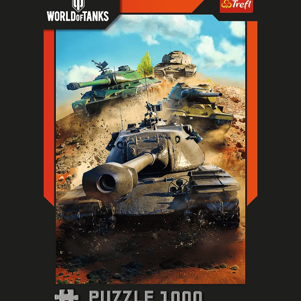 Puzzle 1000 el. World of Tanks: Czołgi w boju