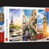 Puzzle 4000 el. Wycieczka po Europie
