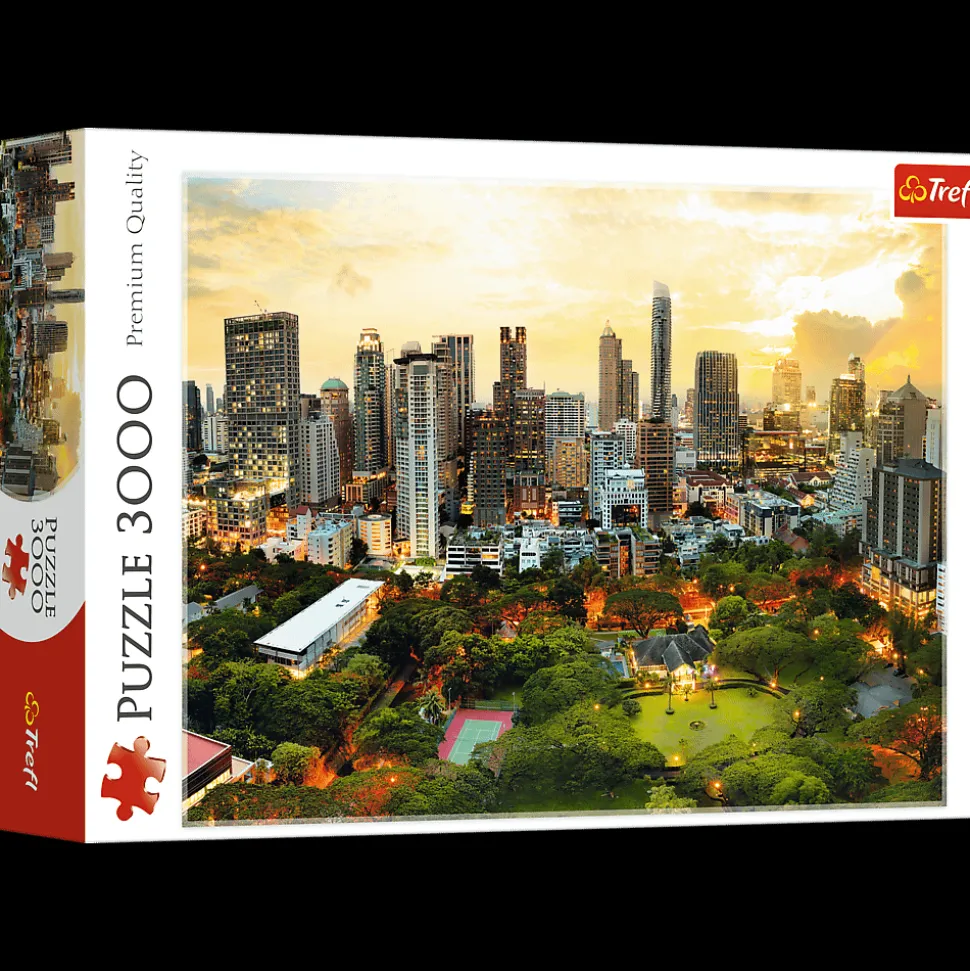 Puzzle 3000 el. Zachód Słońca w Bangkoku