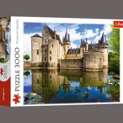 Puzzle 3000 el. Zamek w Sully-sur-Loire, Francja