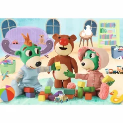 Puzzle 24 Maxi Bobaski i miś Zabawy Treflików przed snem - Dobranoc, Trefliki na noc