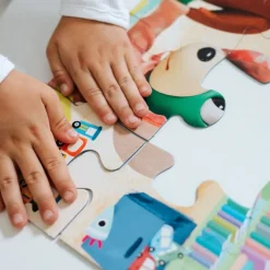 Puzzle 24 Maxi Bobaski i miś Zabawy Treflików przed snem - Dobranoc, Trefliki na noc