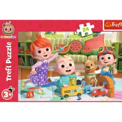 Puzzle 24 Maxi Cocomelon, gotowi na przygodę
