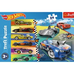 Puzzle 24 Maxi Hot Wheels Szybkie Hot Wheels