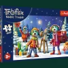 Puzzle 24 maxi Trefliki Ratują Święta, Trefliki lepią bałwana