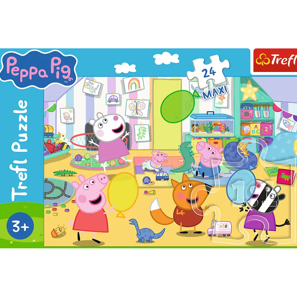 Puzzle 24 Maxi Świnka Peppa, Piękna Peppa