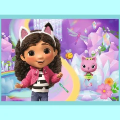 Puzzle 4 w1 Gabby's Dollhouse, Wielka przygoda Gabby