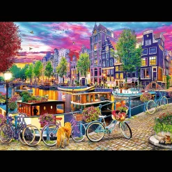 Puzzle 2 x 500 el. Europejskie stolice