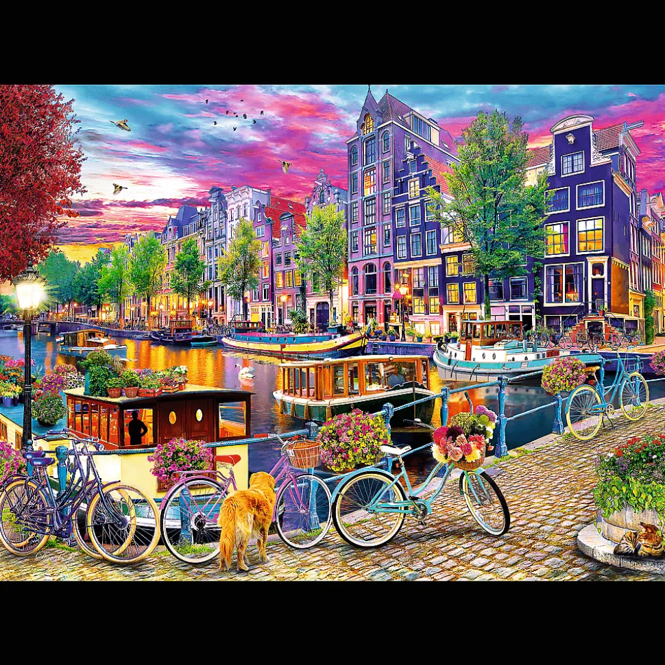 Puzzle 2 x 500 el. Europejskie stolice