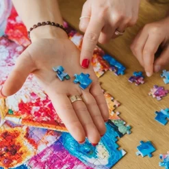 Puzzle 2 x 500 el. Kosmos i kryształy