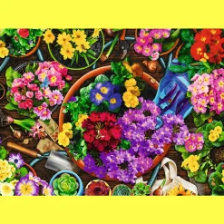 Puzzle 2 x 500 el. Prace w ogrodzie