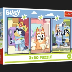 Puzzle Bluey 3 x 50 el. Rodzina Bluey