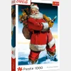 Puzzle Coca-Cola 1000 el XMAS. Mikołaj na śniegu
