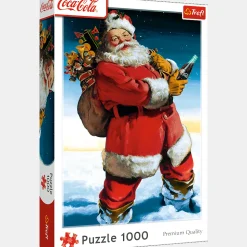 Puzzle Coca-Cola 1000 el XMAS. Mikołaj na śniegu