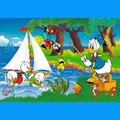 Puzzle Disney 160 el. 40-lecie Trefl - Przygoda nad jeziorem