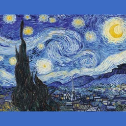 Puzzle drewniane 200 el. Gwiaździsta Noc, Vincent van Gogh