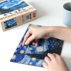 Puzzle drewniane 200 el. Gwiaździsta Noc, Vincent van Gogh