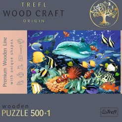 Puzzle drewniane 501 el. Morskie życie