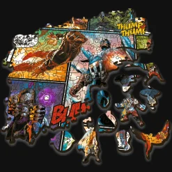 Puzzle drewniane Avengers 1000 el. Komiksowe uniwersum Marvela