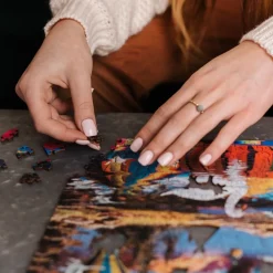 Puzzle drewniane Disney 500+5 el. Złoczyńcy: Przepis na kłopoty