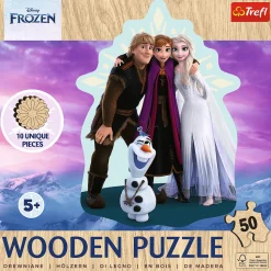 Puzzle drewniane Kraina Lodu 50 el. Ulubiona Kraina Lodu
