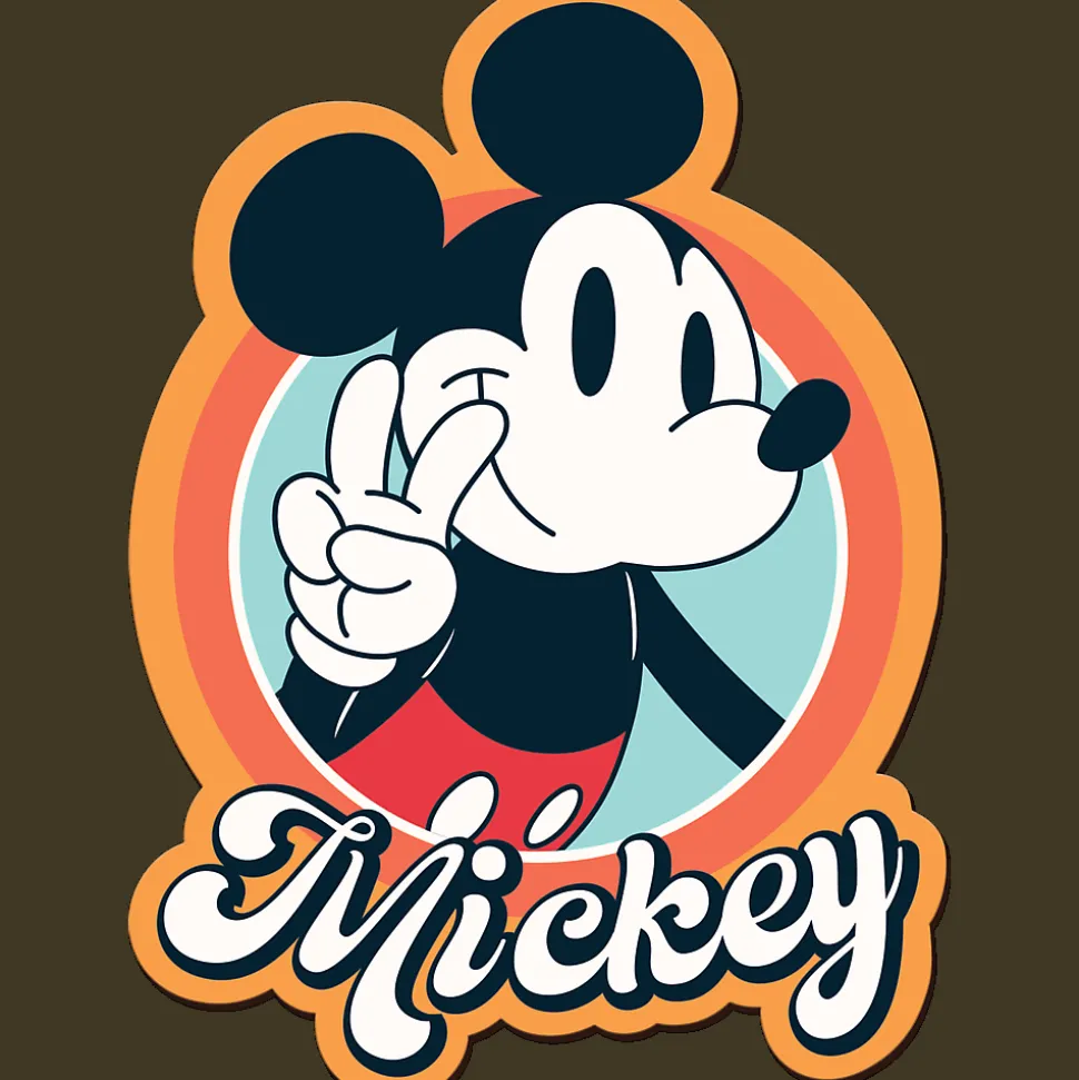 Puzzle drewniane Myszka Mickey 160 el. Retro Myszka Mickey