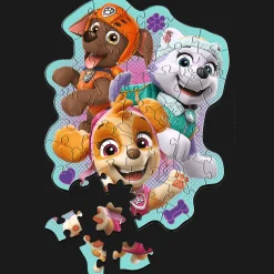 Puzzle drewniane Psi Patrol 50 el. Wesoła gromadka piesków