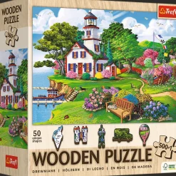 Puzzle drewniane Puzzle 501 el. Letnia przystań