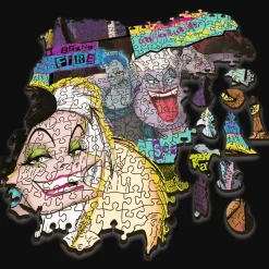 Puzzle drewniane Villains 1000 el. Zlot Złoczyńców