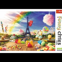 Puzzle Funny Cities 1000 el. Słodki Paryż