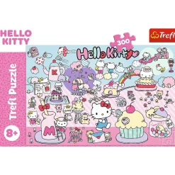 Puzzle Hello Kitty 300 el. Poznaj świat Hello Kitty