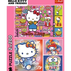 Puzzle Hello Kitty 2 x 200 el. Hello Kitty i przyjaciele