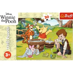 Puzzle Kubuś Puchatek 30 el. Dzień z Puchatkiem