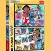 Puzzle Lilo & Stitch 2 x 200 el. Wesołe życie Stitcha