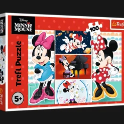 Puzzle Myszka Minnie 100 el. Zabawna Minnie