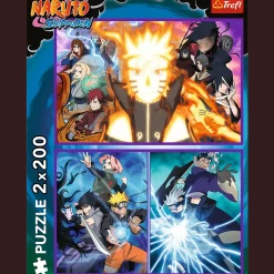 Puzzle Naruto Shippuden 2 x 200 el. Ninja z Wioski Ukrytego Liścia
