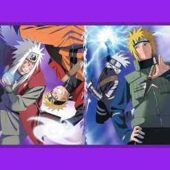 Puzzle Naruto Shippuden 4 x 250 el. Przygody Naruto Uzumaki